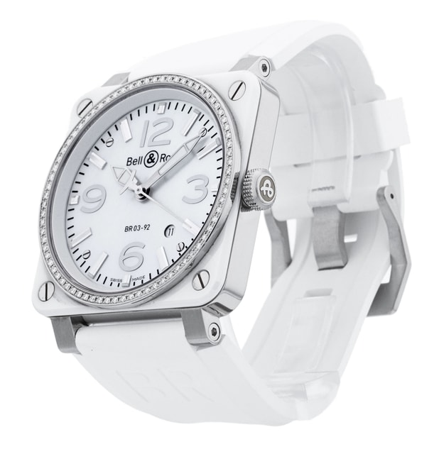 Bell and Ross BR03-92 White Ceramic Image 2